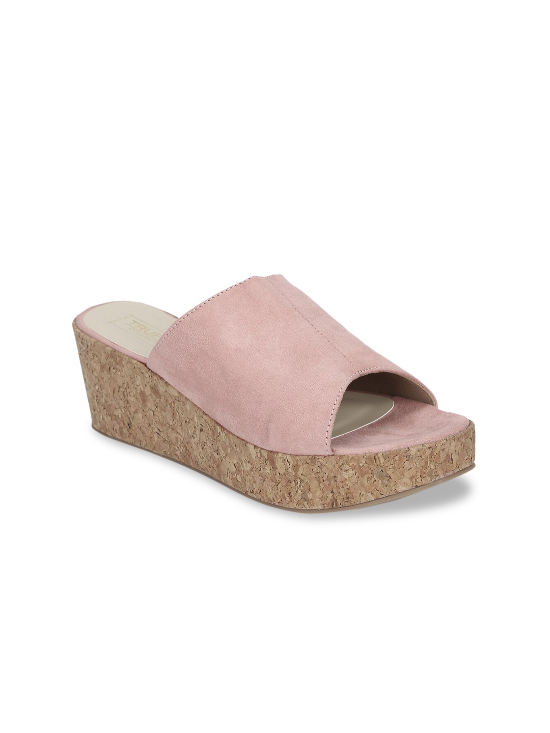 

Truffle Collection Women Nude-Coloured Solid Suede Heels