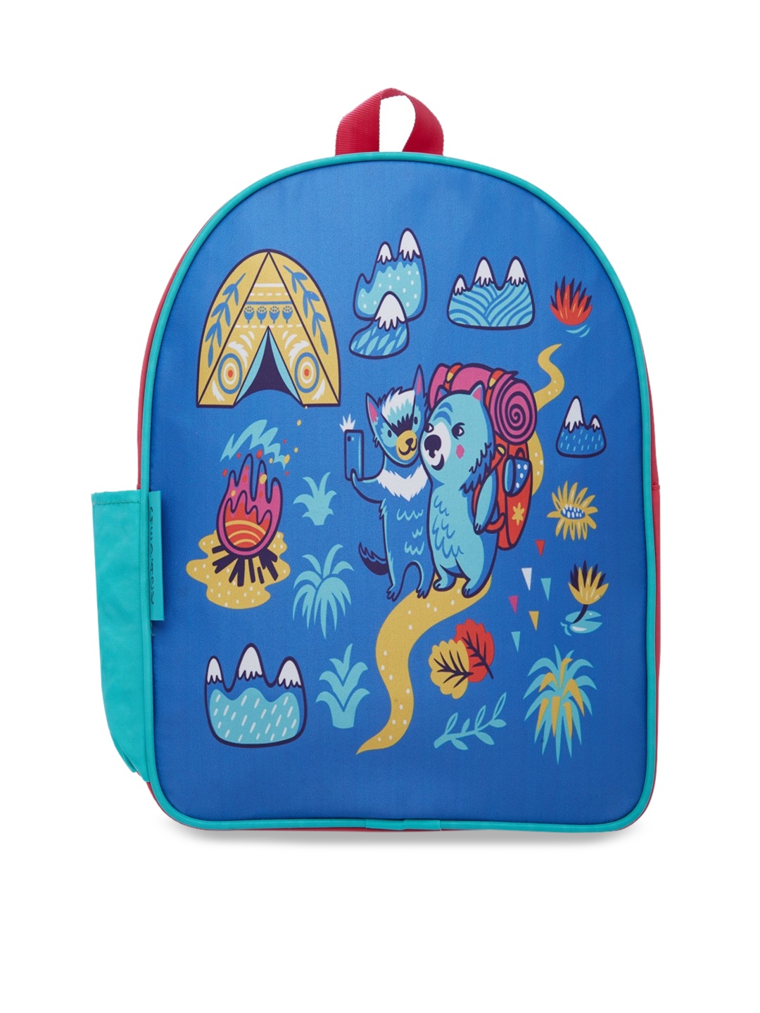

GEPACK by BagsRUs Multicolor 26cm Little Devil Character School Backpack Bag, Blue