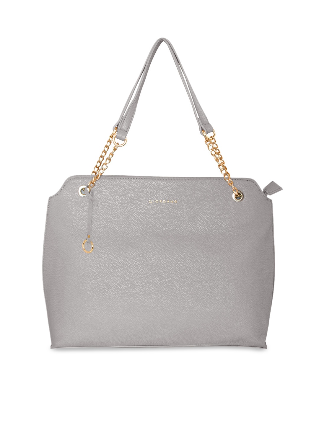 

GIORDANO Grey Textured Handheld Bag