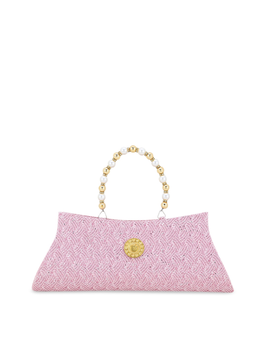 

Element Cart Pink Solid Clutch