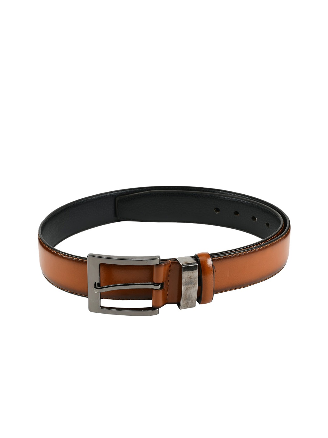 

WINSOME DEAL Men Tan Brown Solid Belt