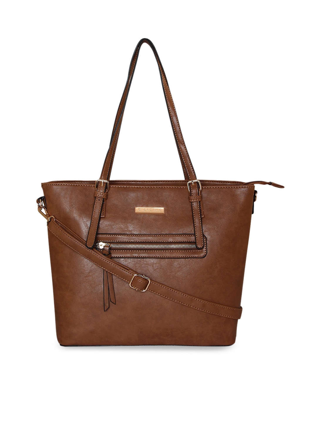 GIORDANO Brown Solid Shoulder Bag