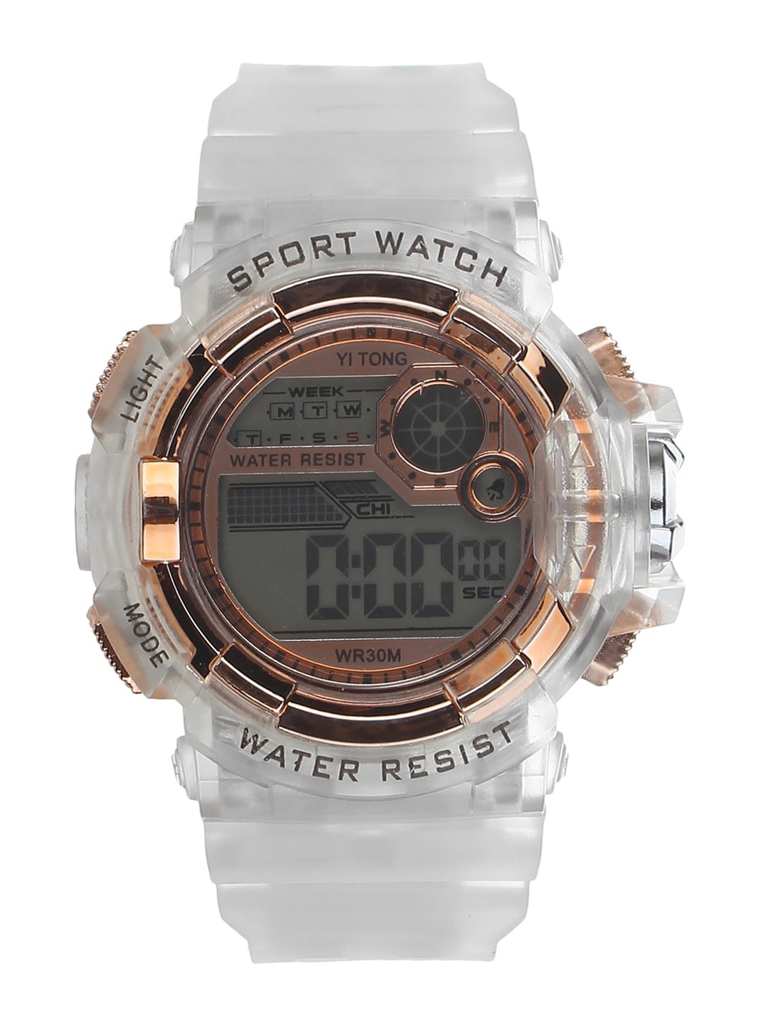 

Fantasy World Unisex Kids Copper-Toned & White Digital Watch