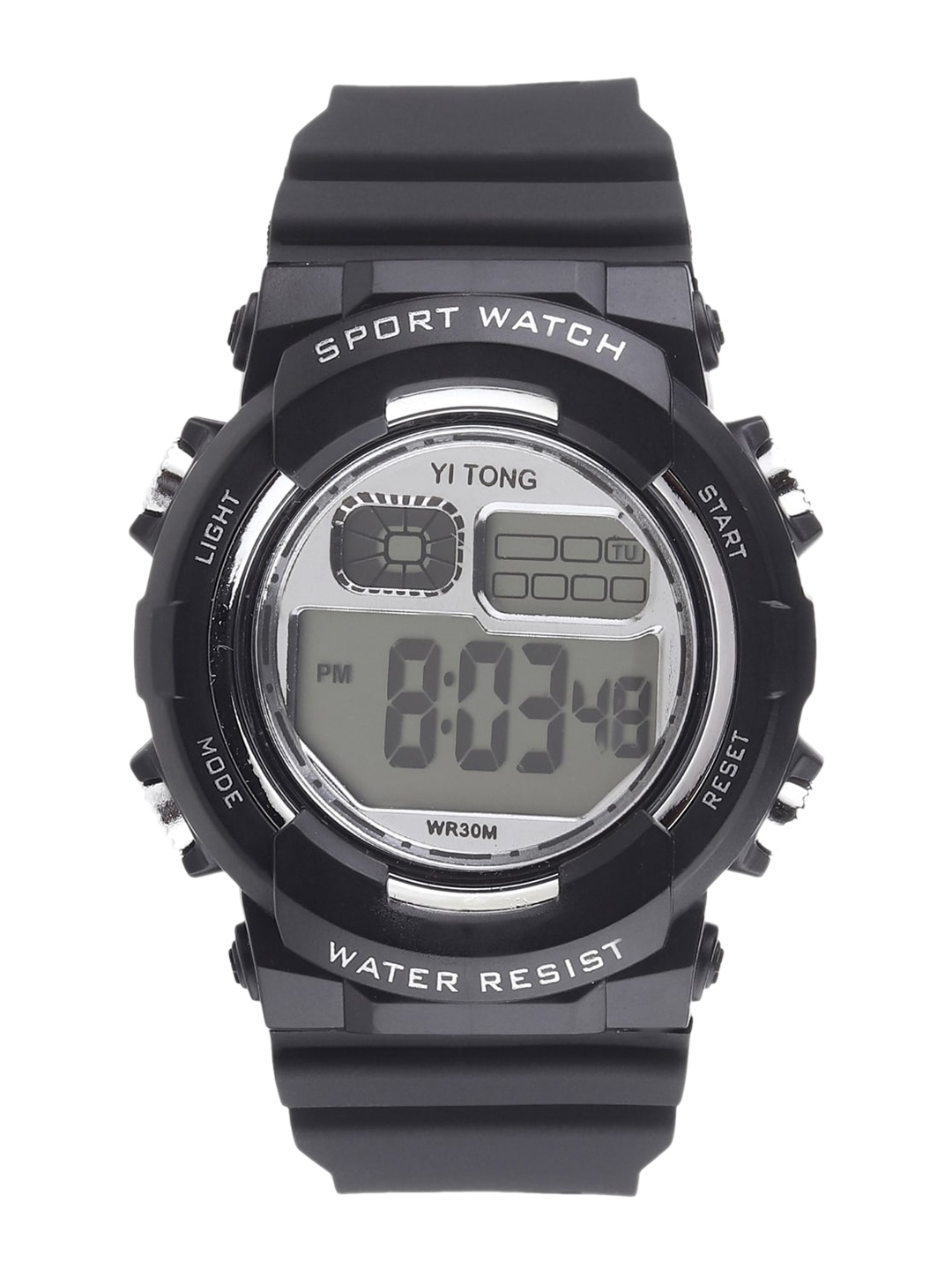 

Fantasy World Unisex Kids Silver-Toned Digital Watch FW-Sport Digital-H-SL