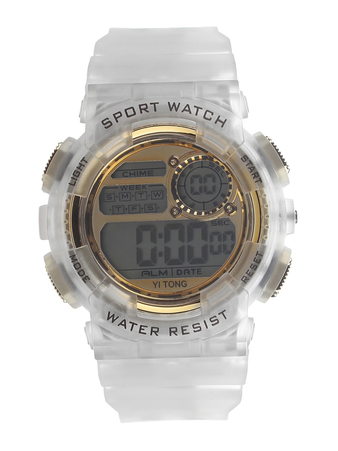 

Fantasy World Unisex Kids Gold-Toned Digital Watch