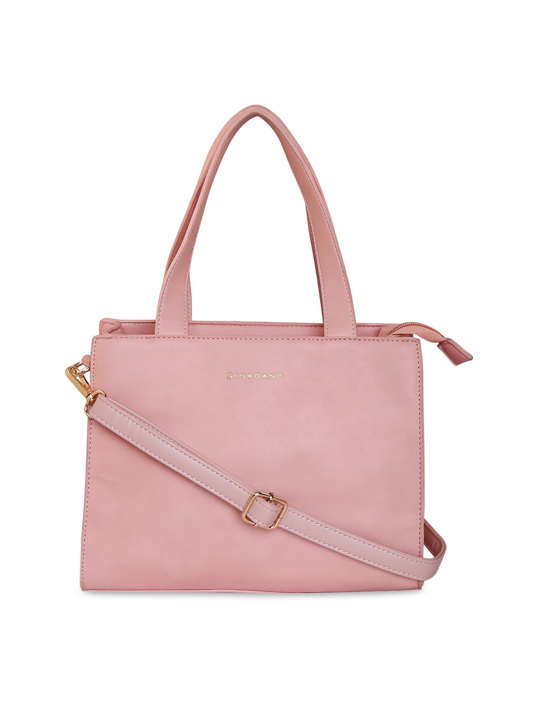 

GIORDANO Pink Solid Handheld Bag