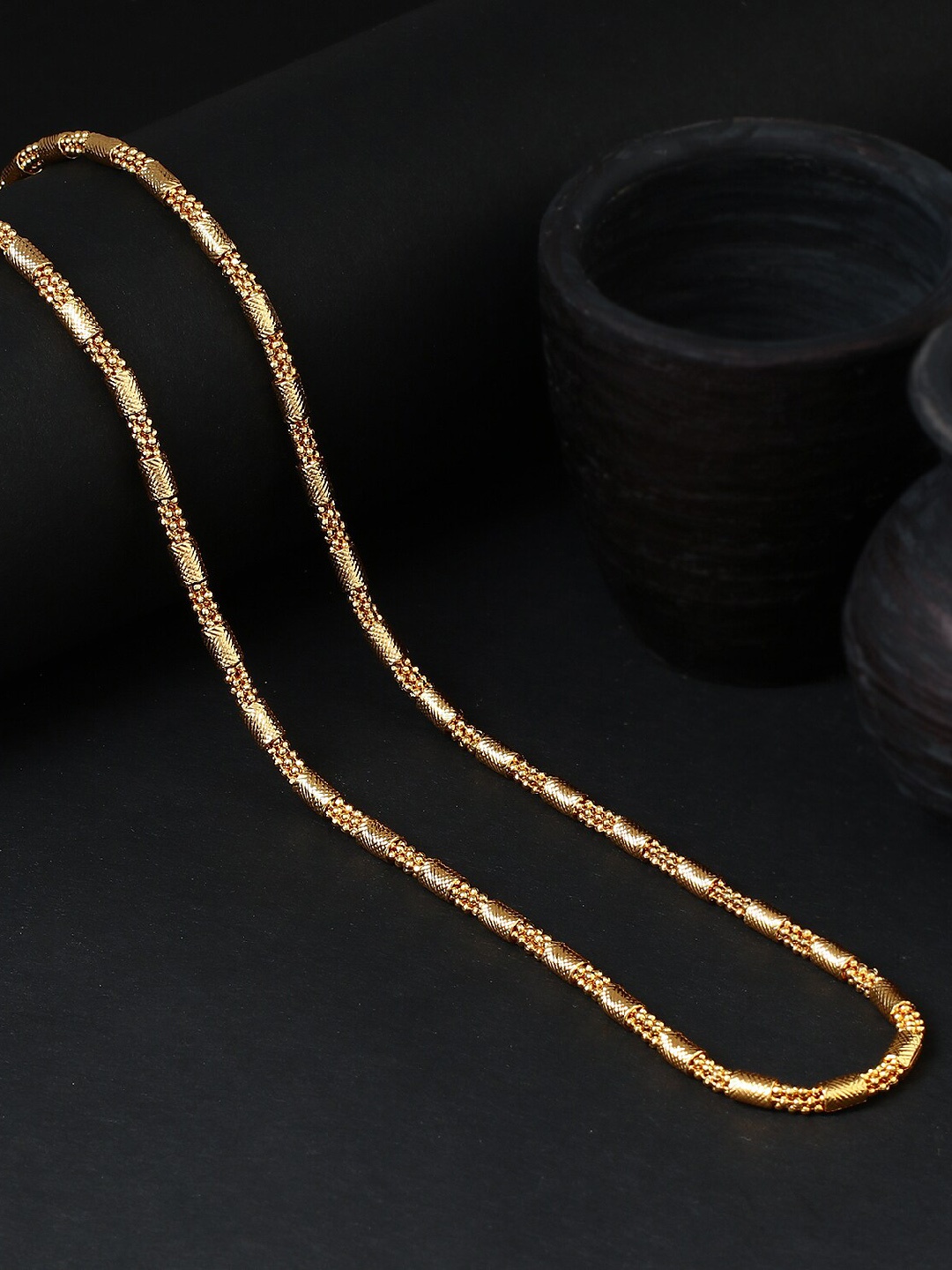 

Sukkhi Men Gold-Toned Alloy Gold-Plated Antique Chain