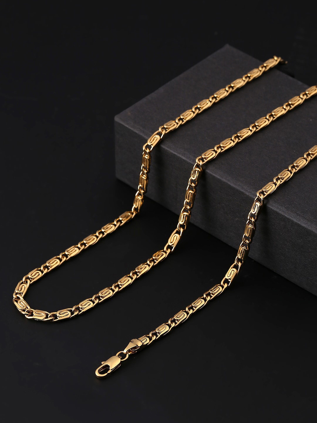 

Yellow Chimes Men Gold-Plated Stainless Steel Chain