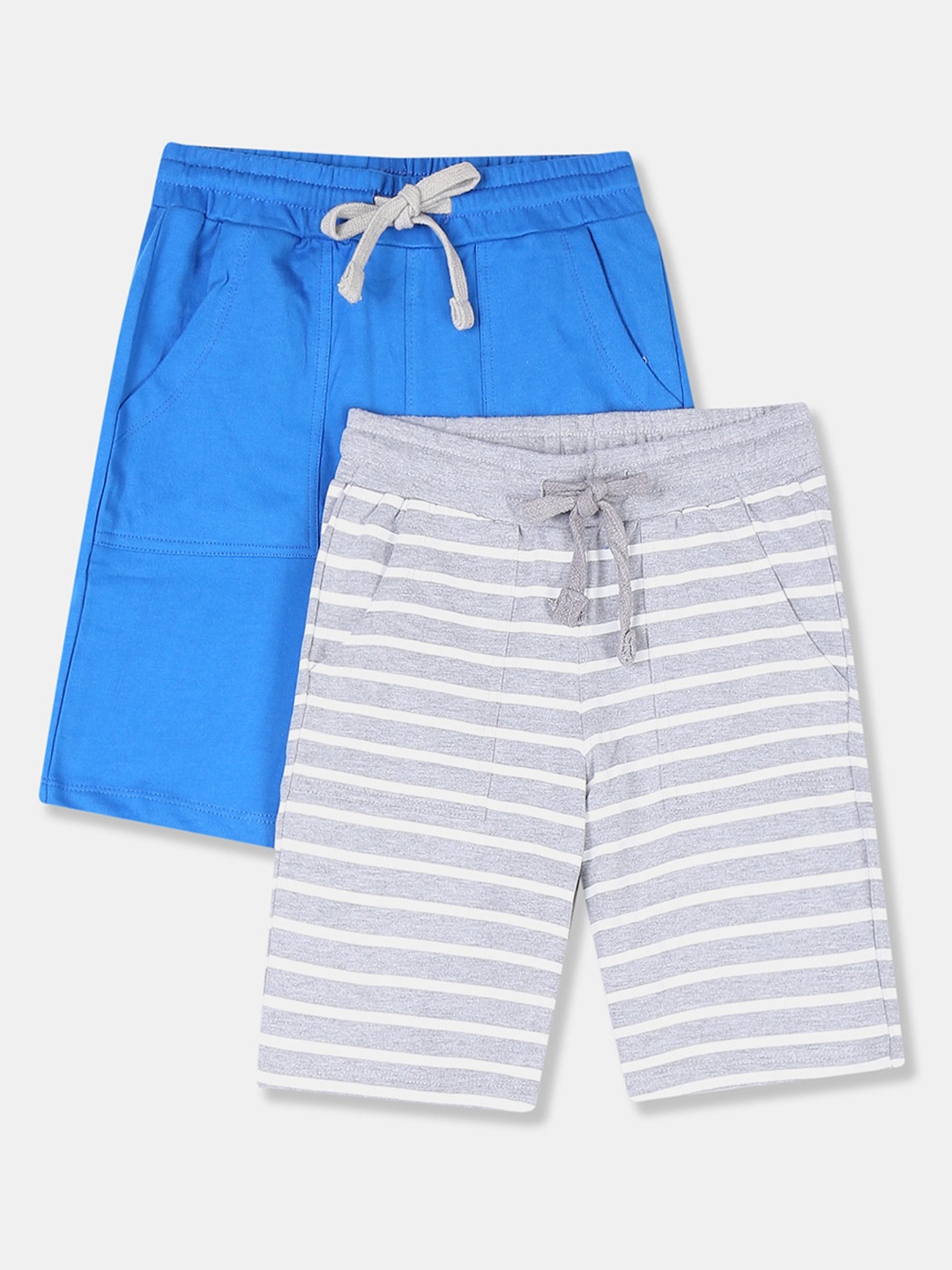 

Cherokee Boys Pack of 2 Striped Regular Fit Regular Shorts, Blue