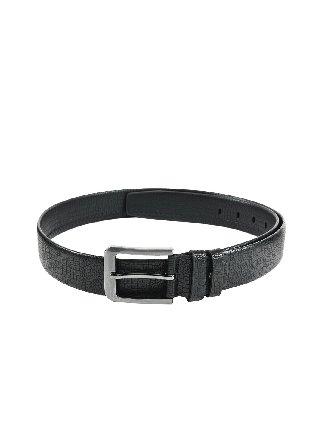 

WINSOME DEAL Men Black Solid Belt
