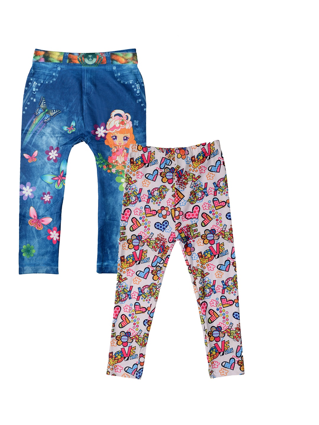 

TINY HUG Girls Pack Of 2 Assorted Tights