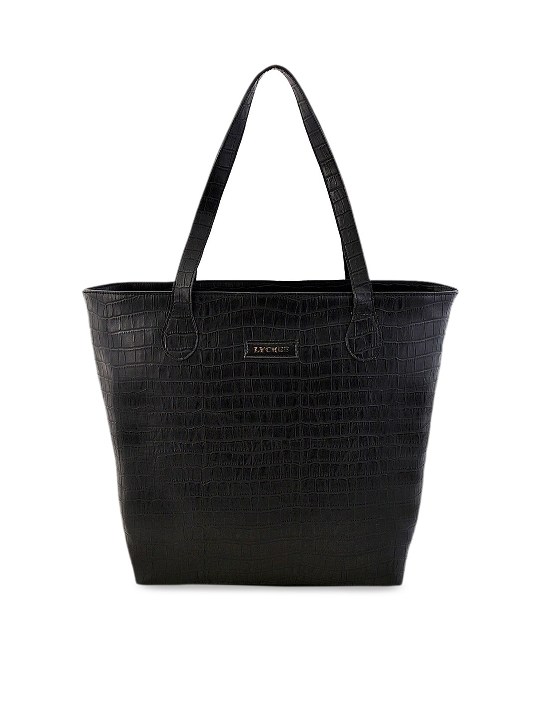 

Lychee bags Black Solid Sling Bag
