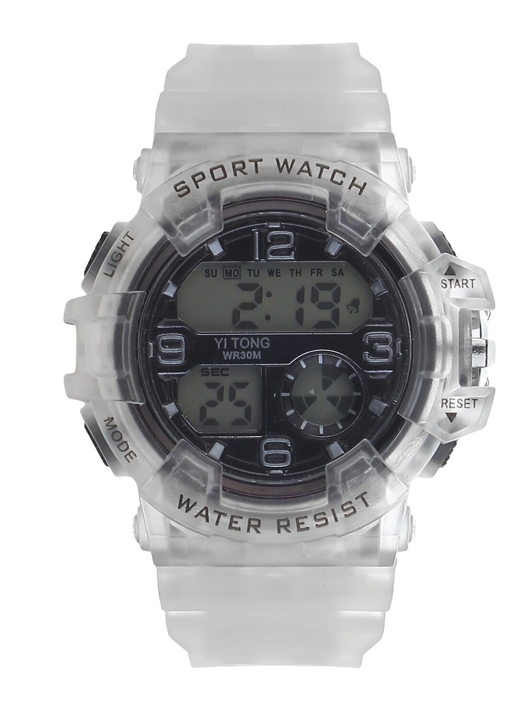 Fantasy World Unisex Kids Black Digital Watch FW-Sport Digital-A-BK