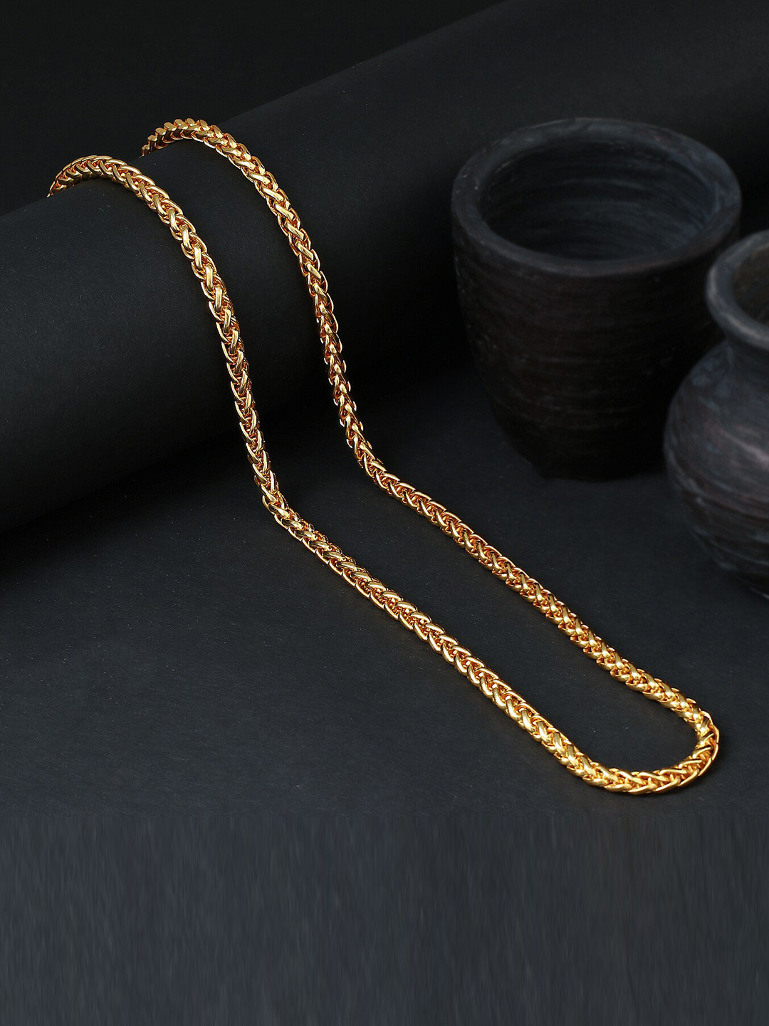 

Sukkhi Men Gold-Toned Alloy Gold-Plated Antique Chain