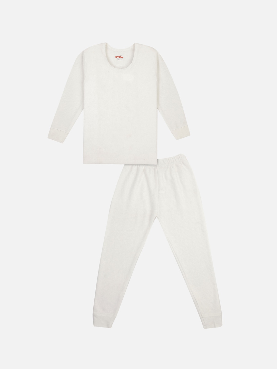 

DYCA Kids Off-White Solid Thermal Set