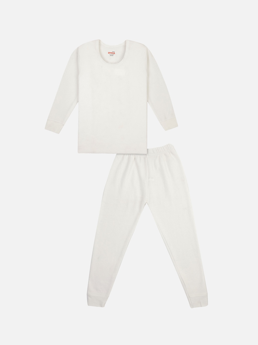 

DYCA Kids Off-White Thermal Set