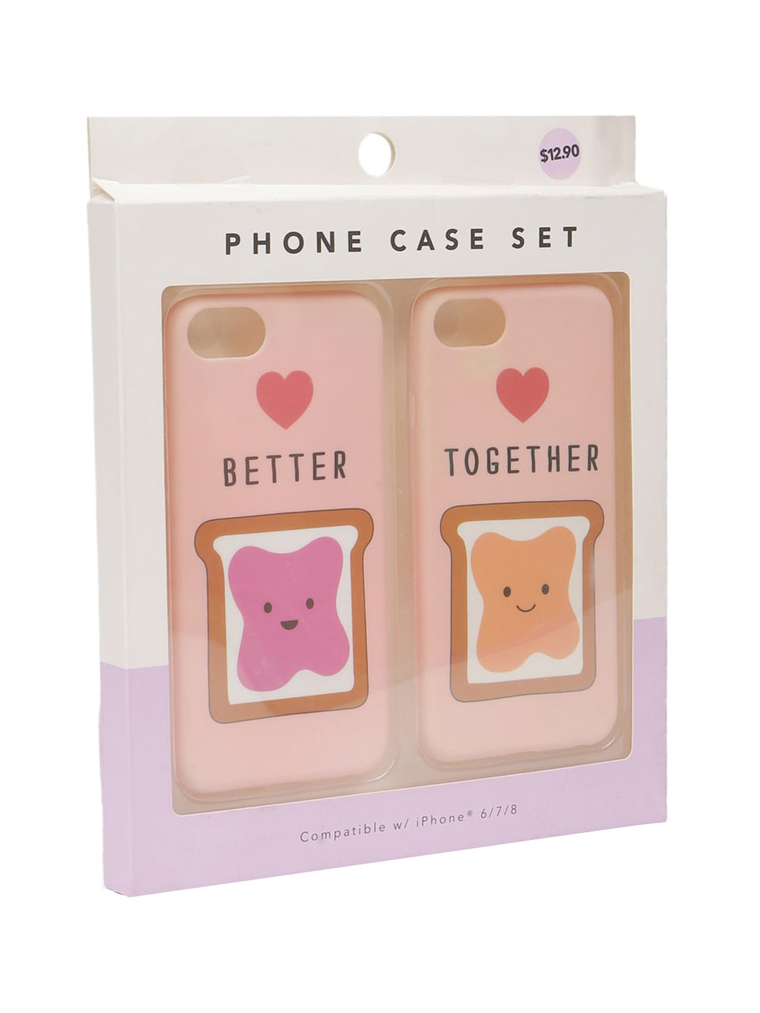 

FOREVER 21 Women Pink & Brown Better Together iPhone 6/7/8 Case
