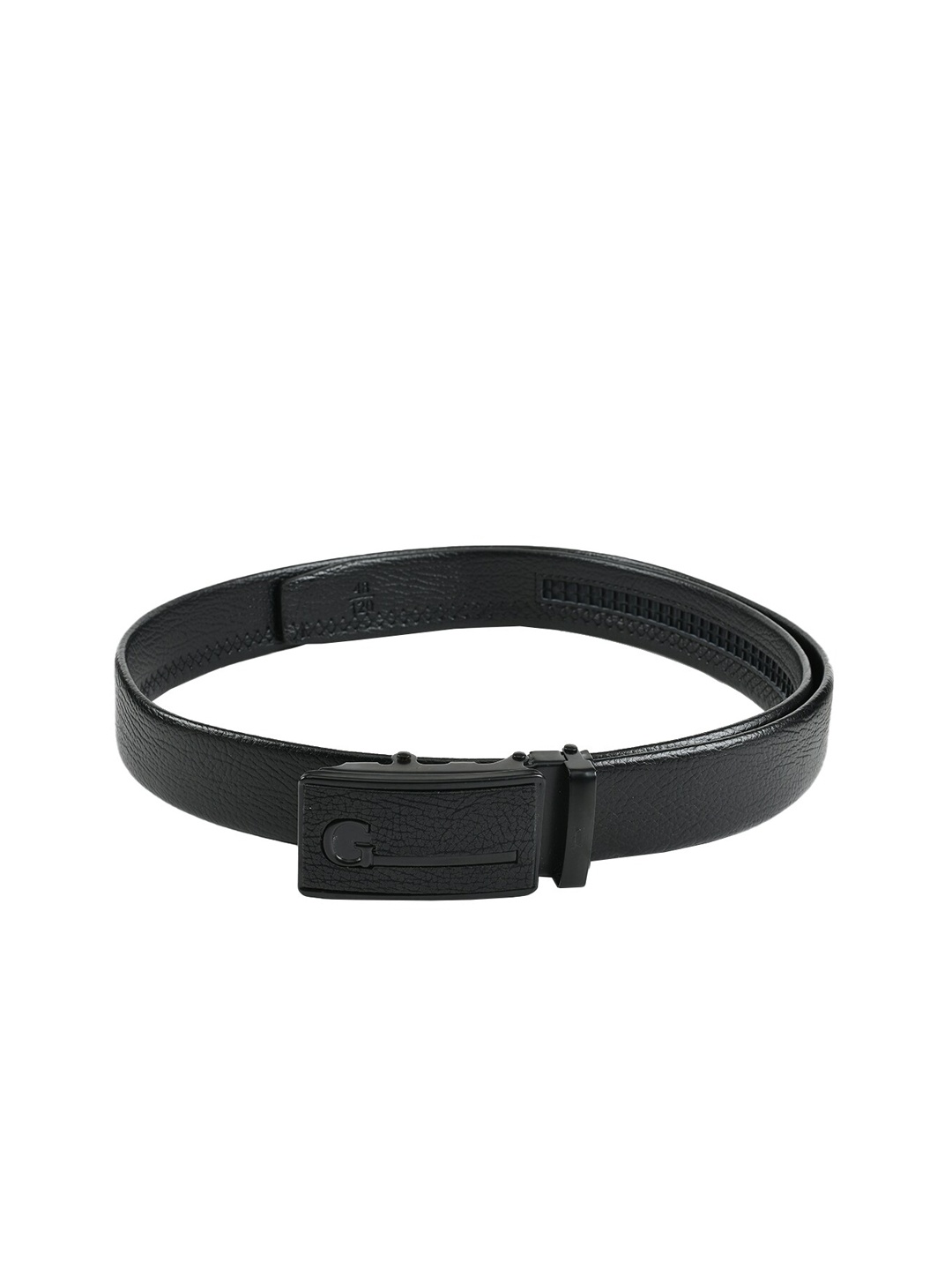 

WINSOME DEAL Men Black Solid Belt