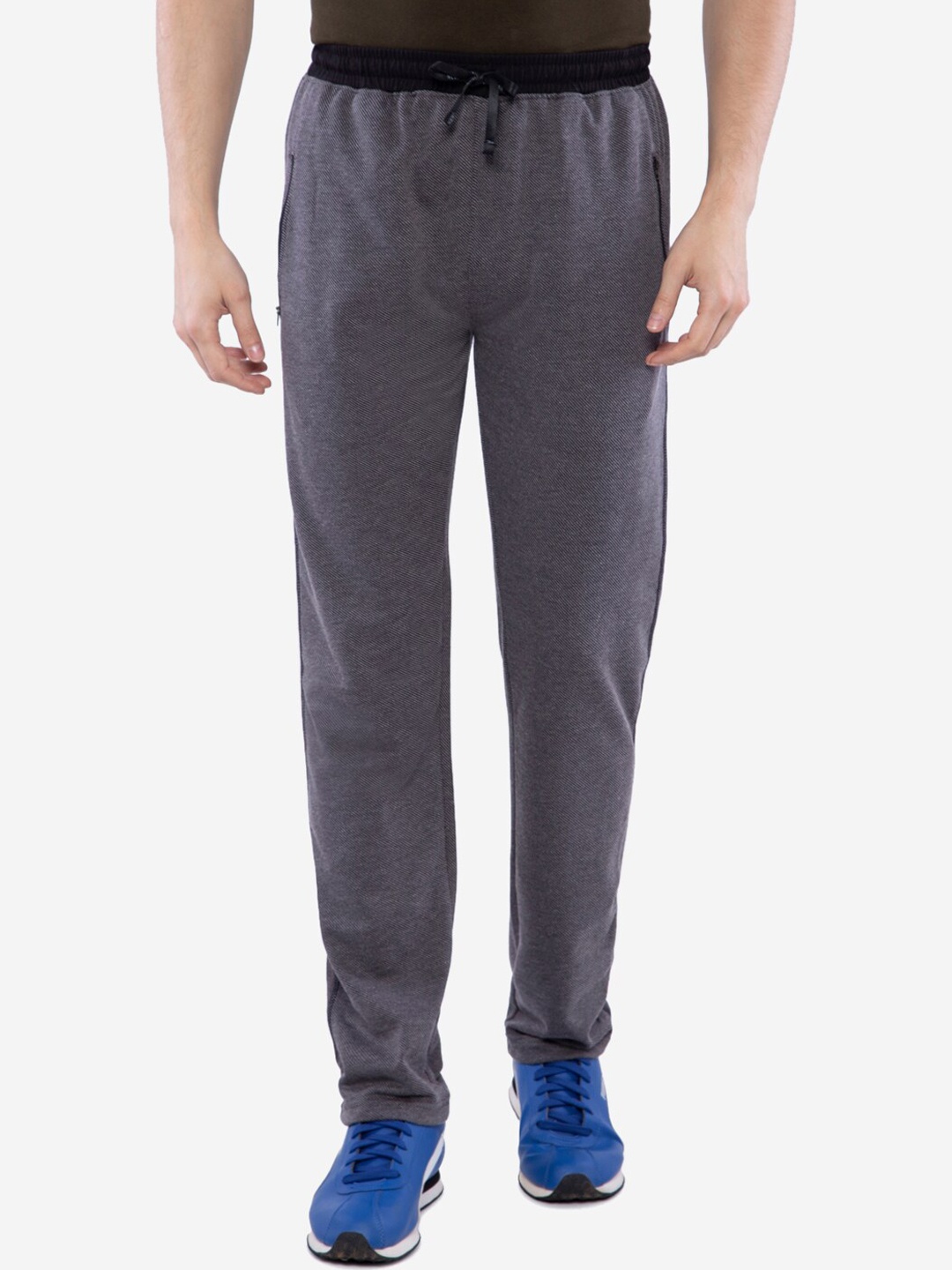 

Neva Men Grey Solid Track Pants