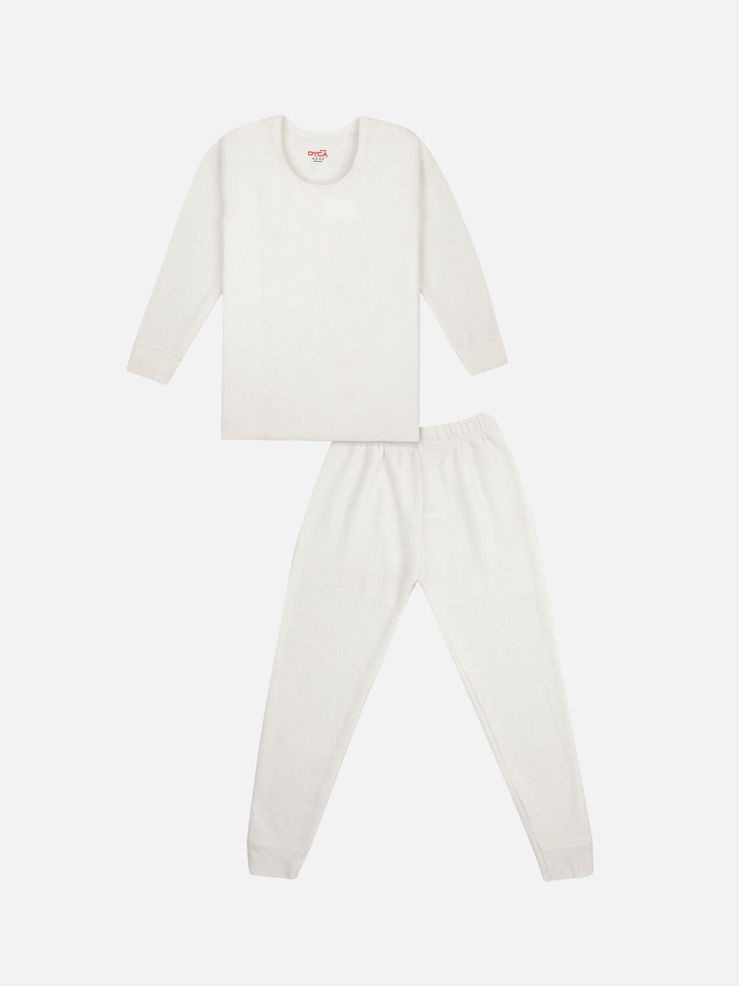 

DYCA Kids Off-White Solid Thermal Set