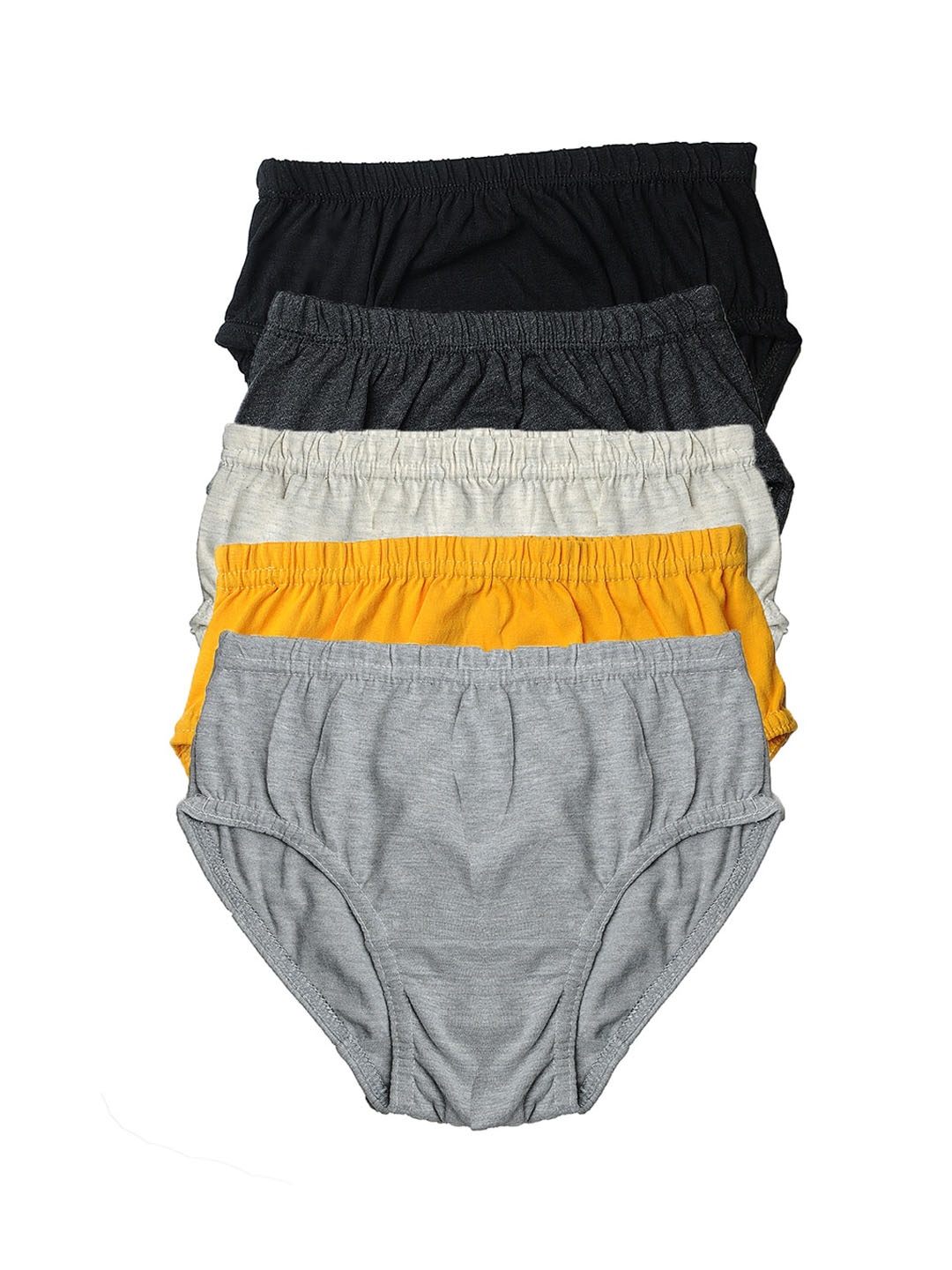 

TINY HUG Boys Pack Of 5 Assorted Basic Briefs