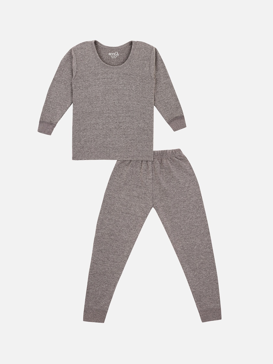 

DYCA Kids Grey Solid Thermal Set