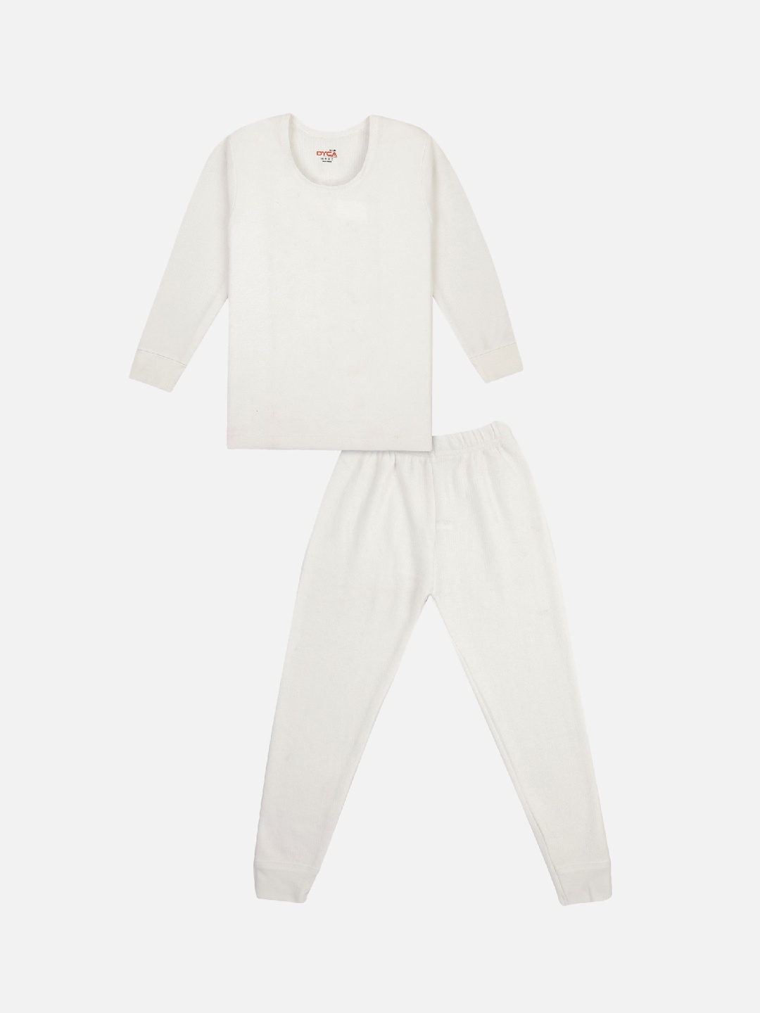 

DYCA Kids Off-White Solid Thermal Set