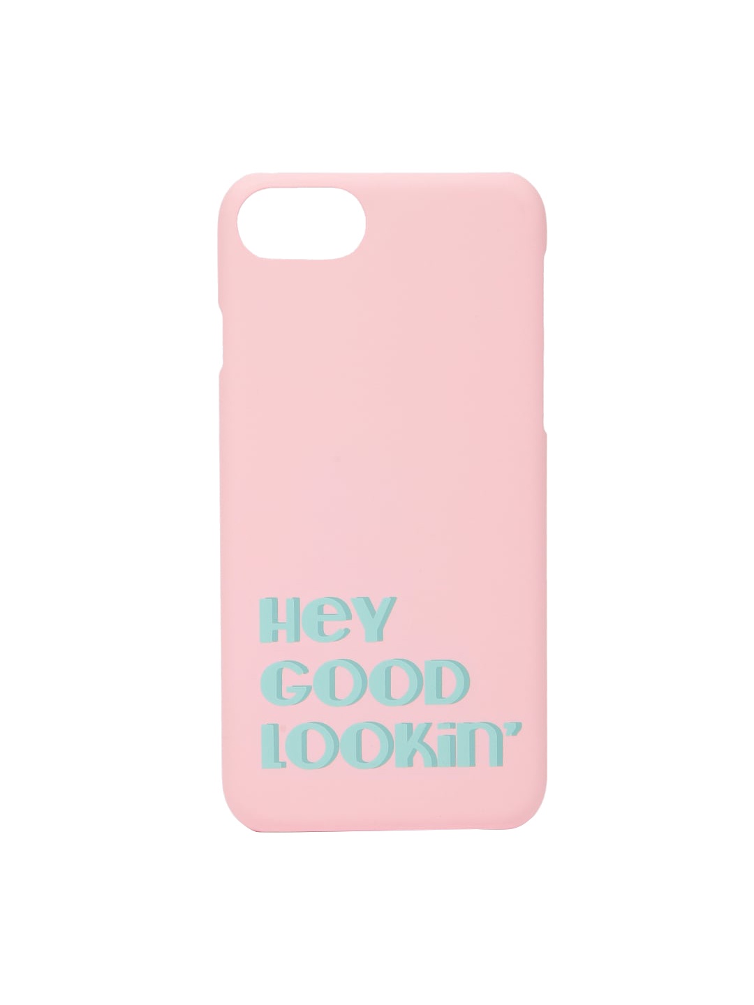 

FOREVER 21 Women Pink & Turquoise Blue Hey Good Lookin Graphic iPhone 6/7/8 Case