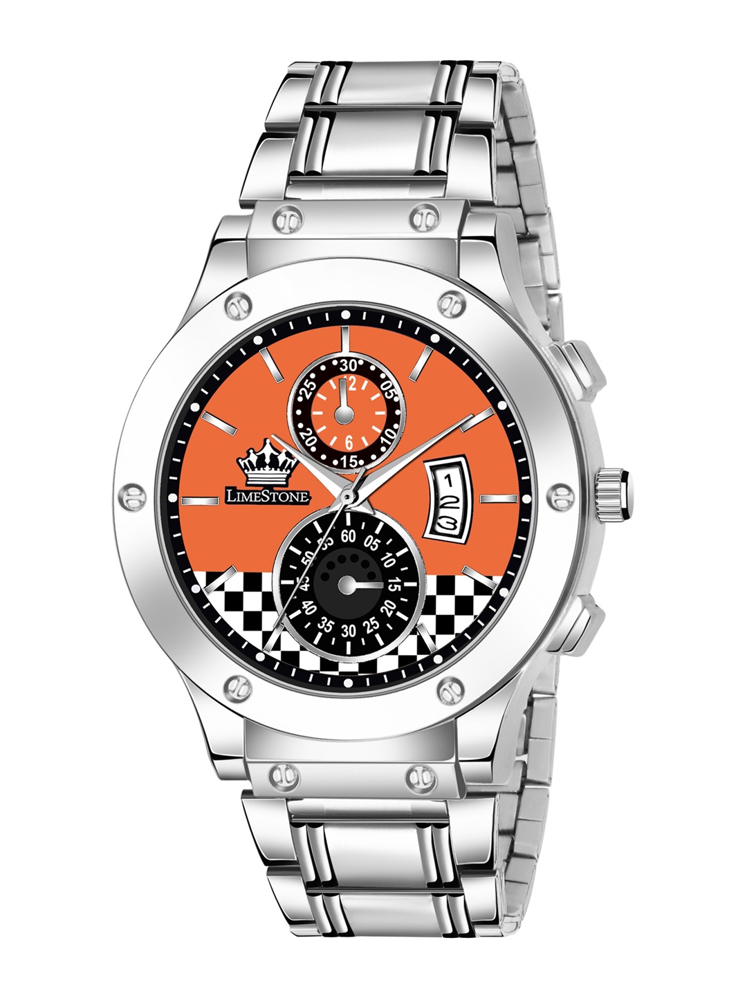 

MONTVITTON Men Orange Analogue Watch MV2930