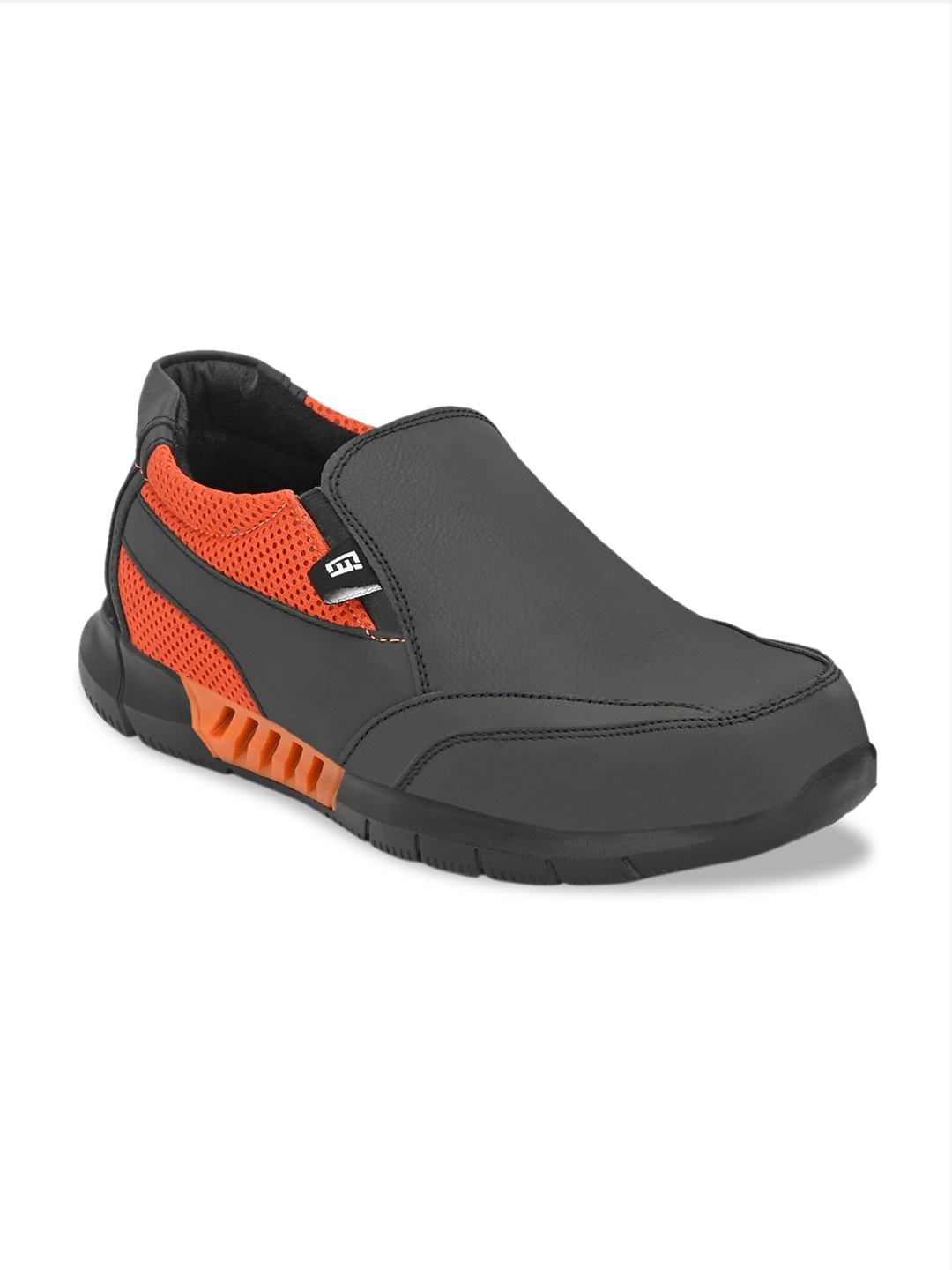 

Eego Italy Men Grey Genuine Leather Trekking Shoes