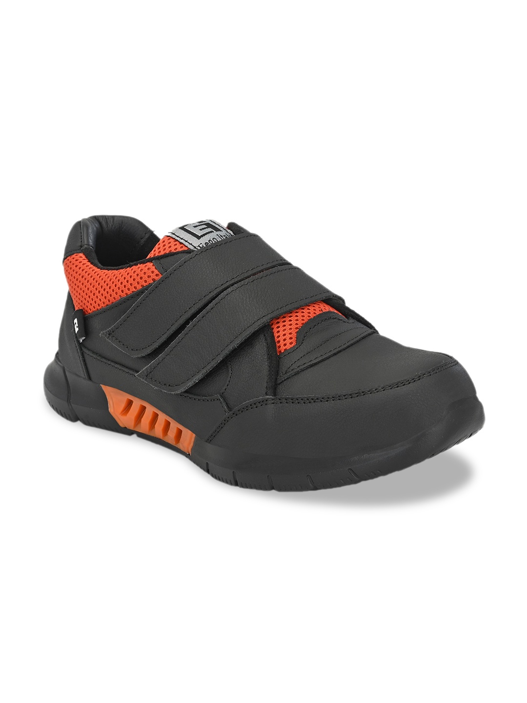 

Eego Italy Men Black Leather Trekking Shoes