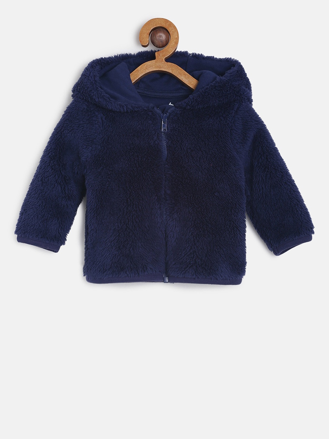 MINI KLUB Infant Boys Navy Blue Solid Tailored Jacket