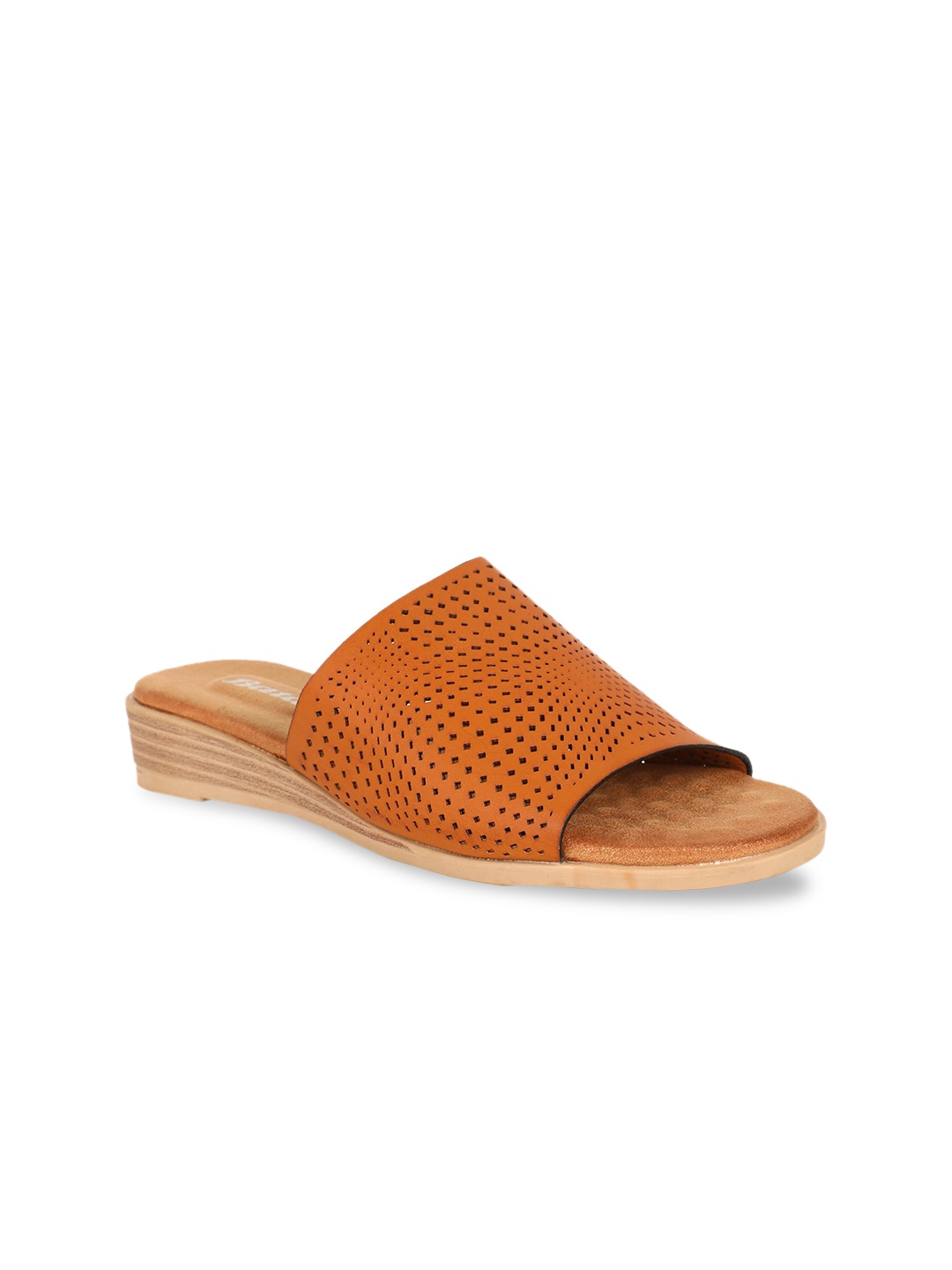 

Bata Women Brown Textured Sandals