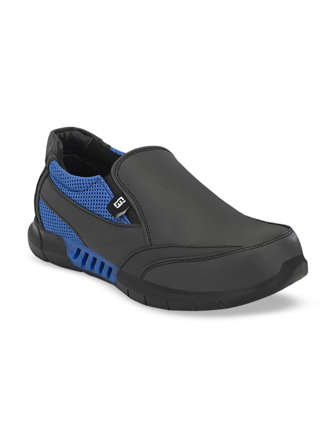

Eego Italy Men Blue Leather Trekking Shoes