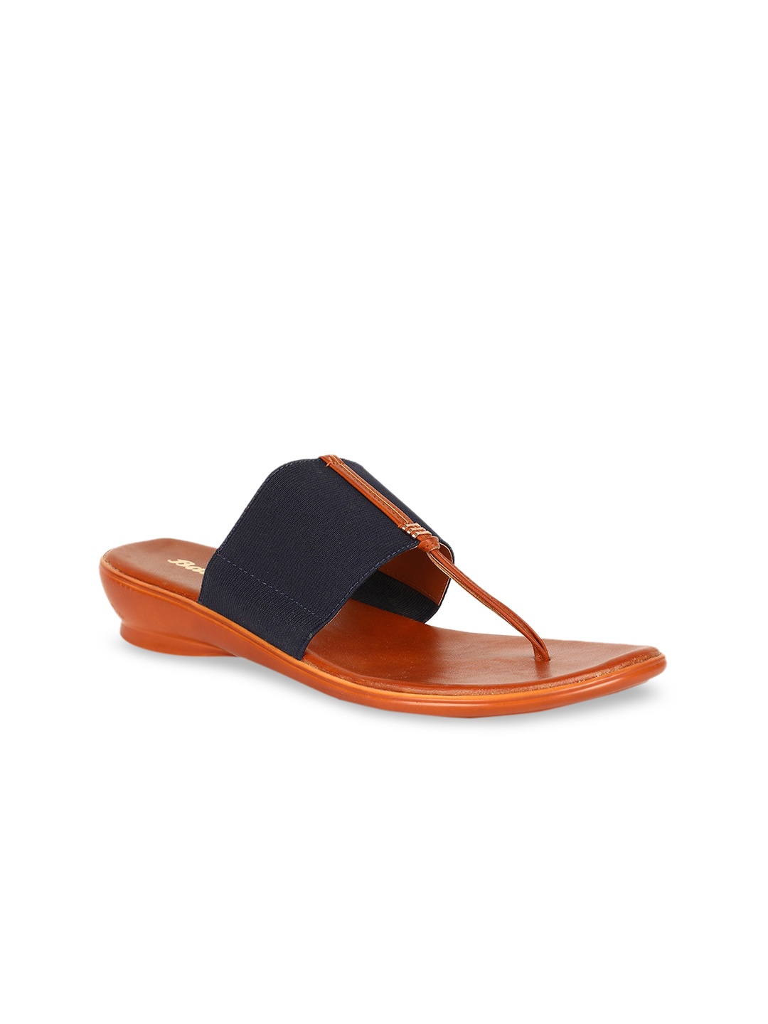 

Bata Women Navy Blue Solid Sandals