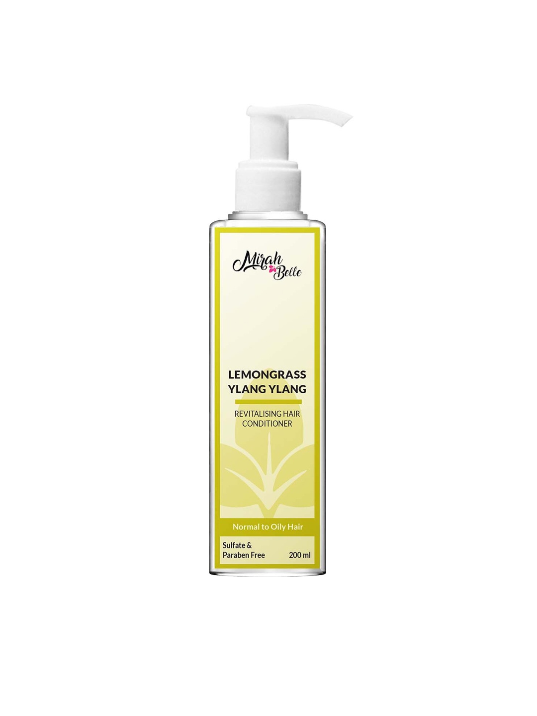 

Mirah Belle Unisex Lemongrass Ylang Ylang Hair Conditioner 200 ml, Off white