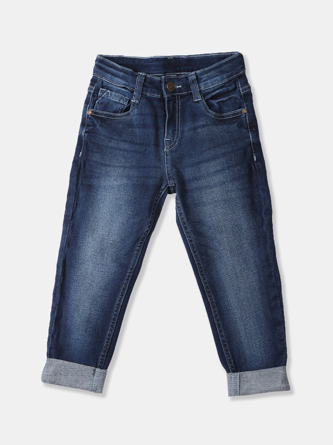 

Cherokee Girls Blue Slim Fit Mid-Rise Clean Look Stretchable Jeans