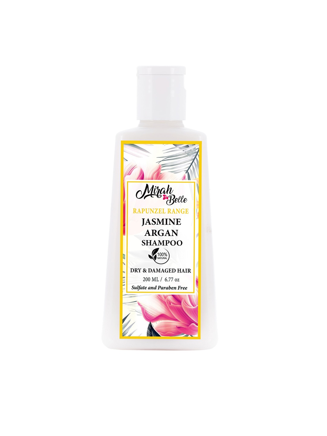 

Mirah Belle Jasmine Argan Shampoo for Dry Hair - 200 ml, Off white