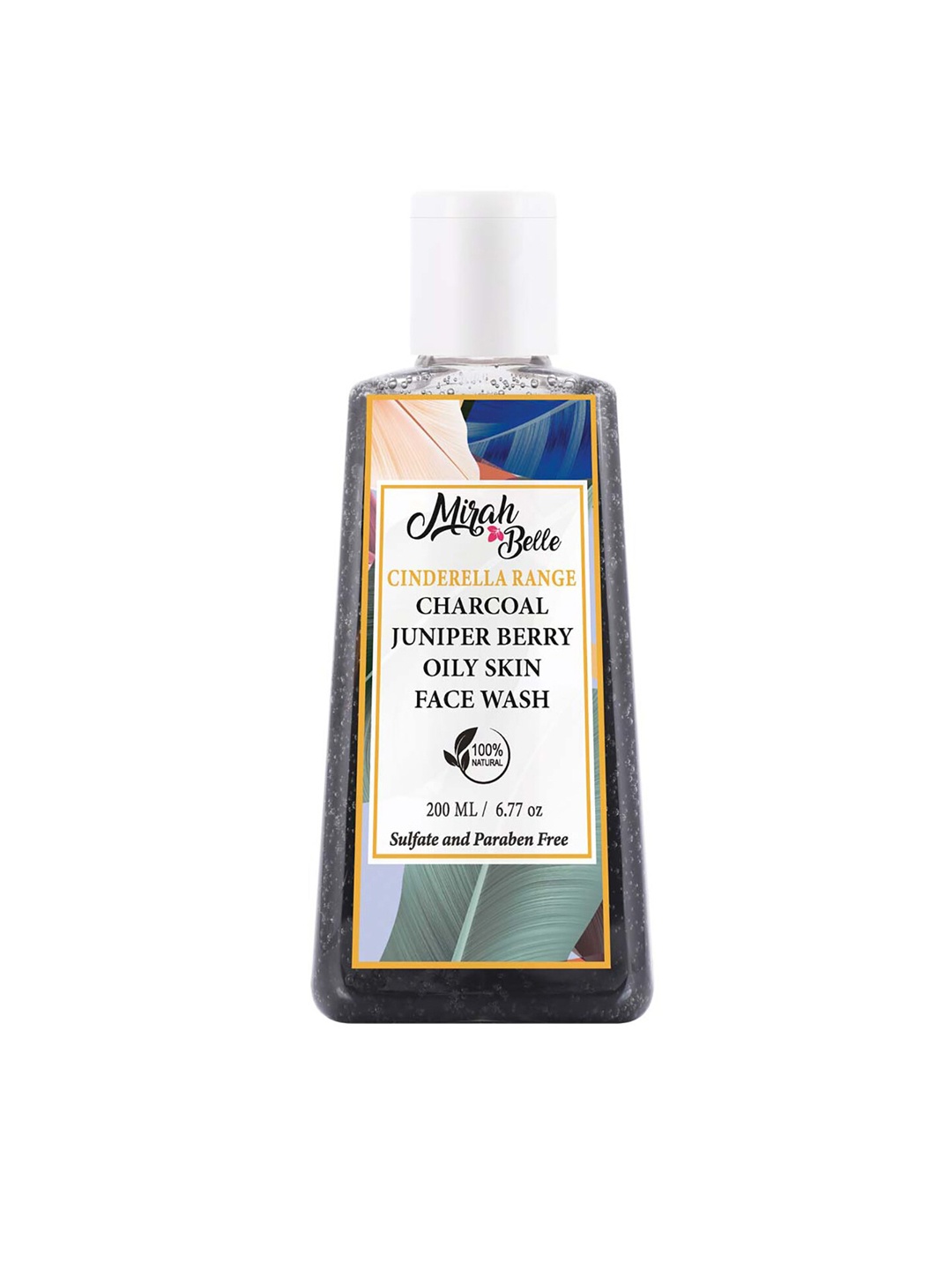

Mirah Belle Activated Charcoal Face Wash - 200 ml, Black