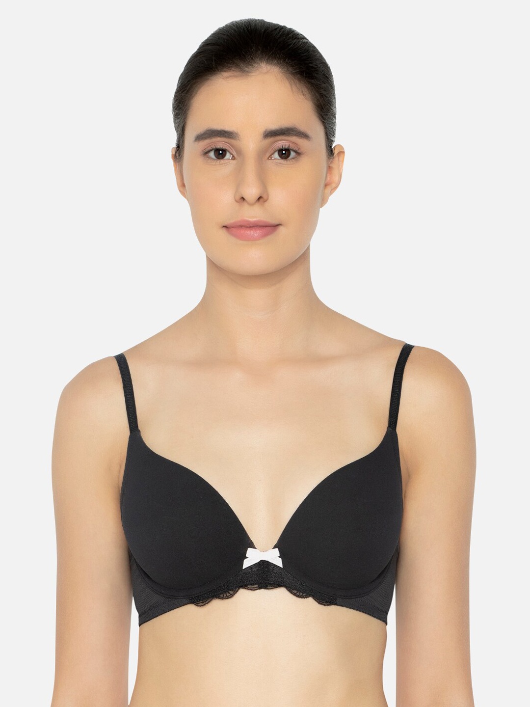 

Triumph My Candle Spotlight Modern Wired Half Cup Padded Delicate Bra, Black