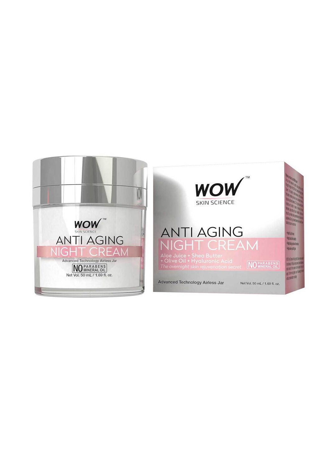

WOW SKIN SCIENCE Anti Aging Night Cream 50 ml, White
