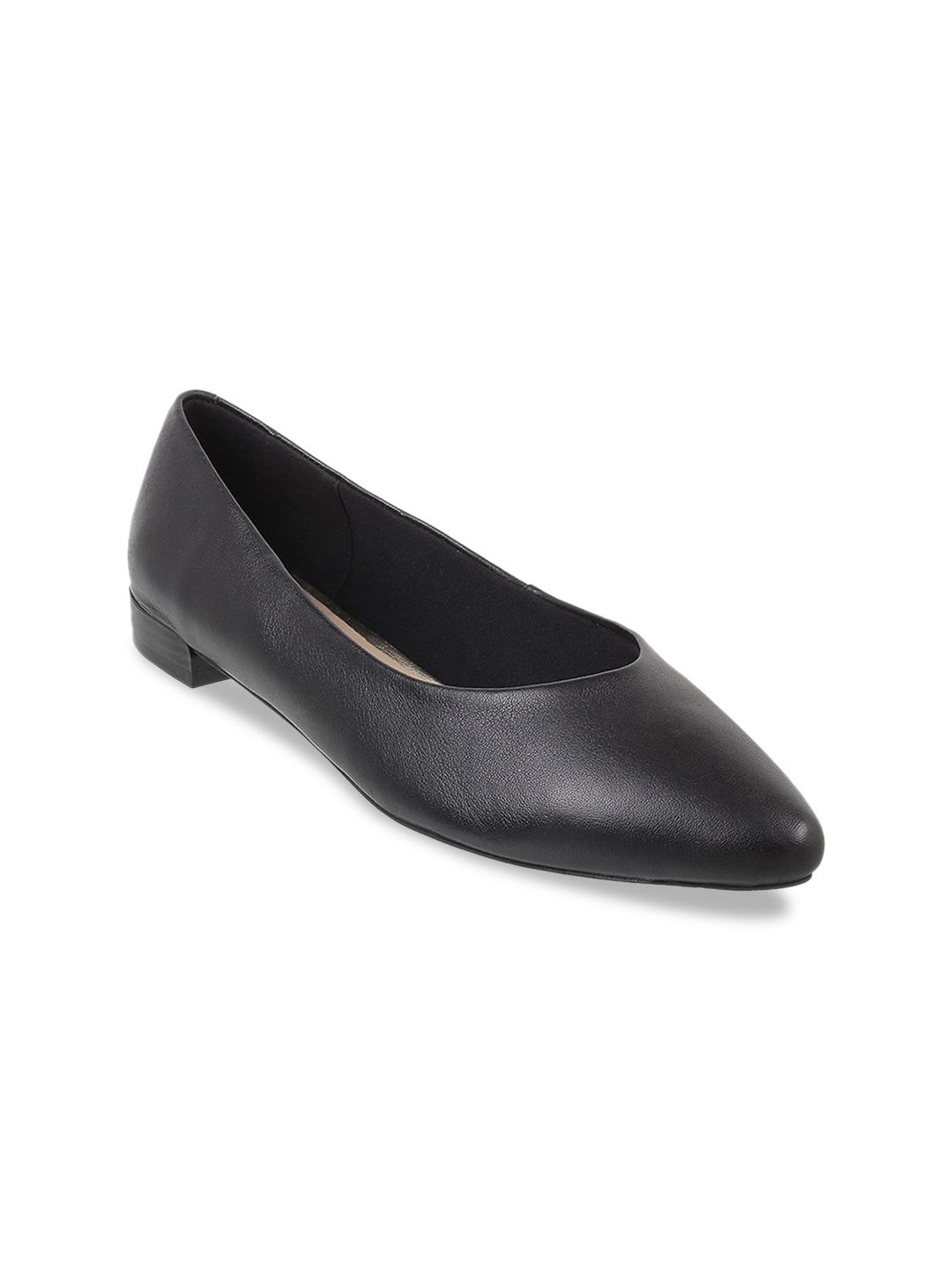 

Mochi Women Black Solid Ballerinas