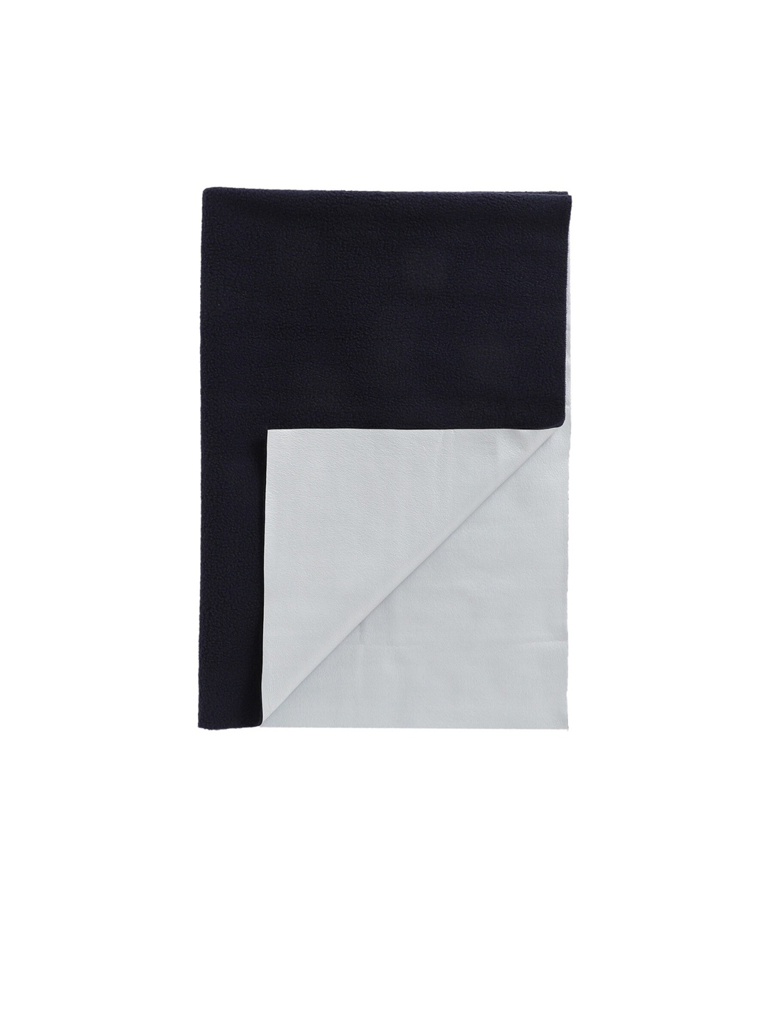 

BUMZEE Kids Navy Blue Solid Mattress Protector
