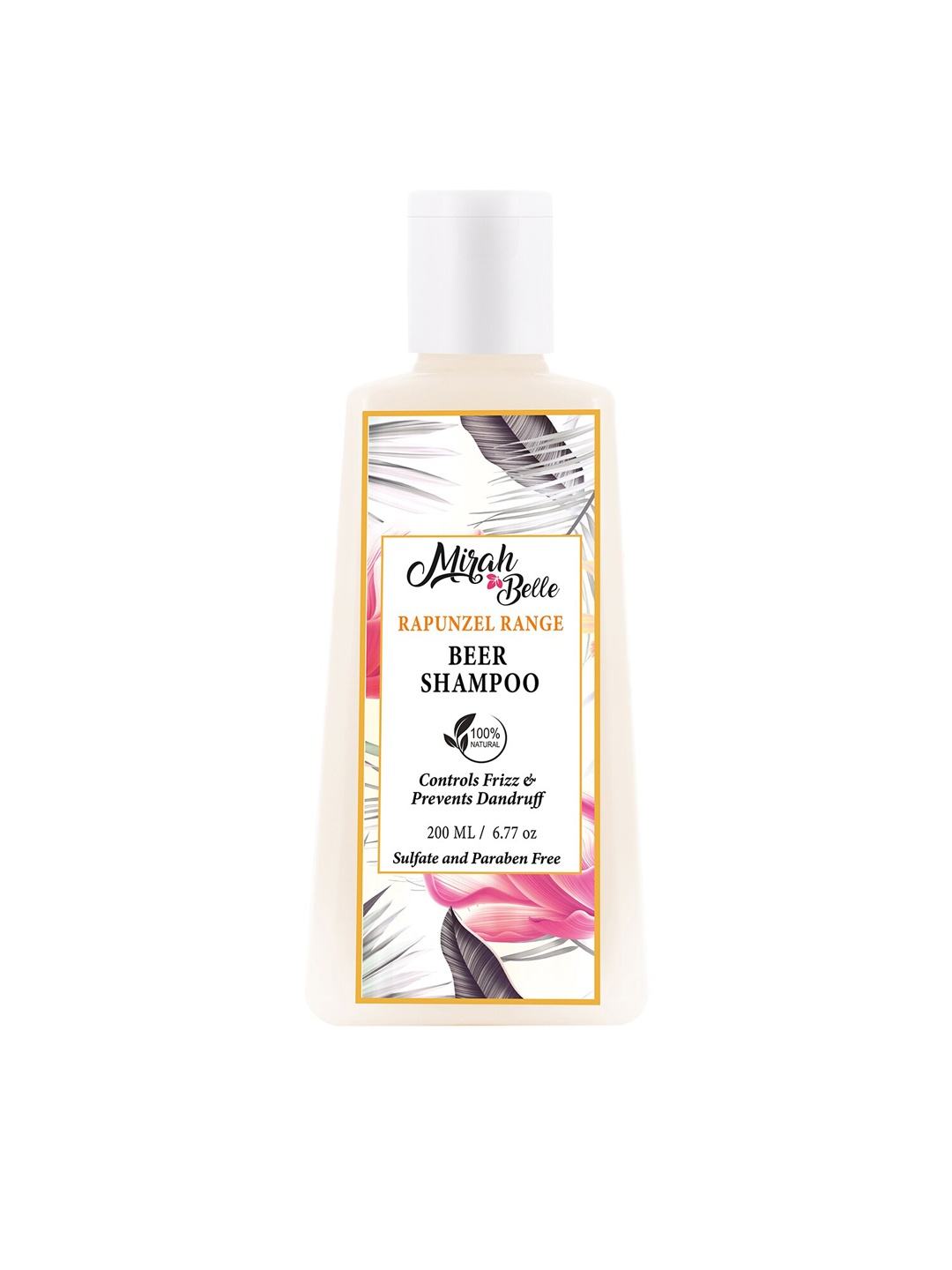Mirah Belle Organic & Natural - Beer Shampoo 200 ml, Off white
