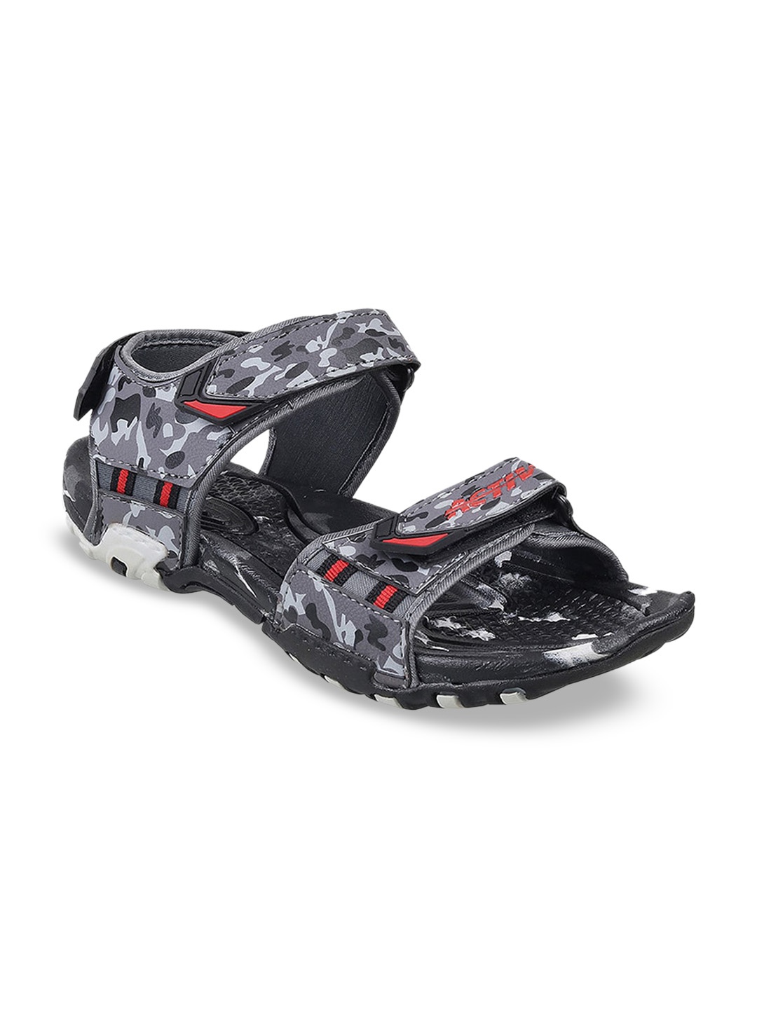 

WALKWAY by Metro Men Black & Grey Comfort Sandals