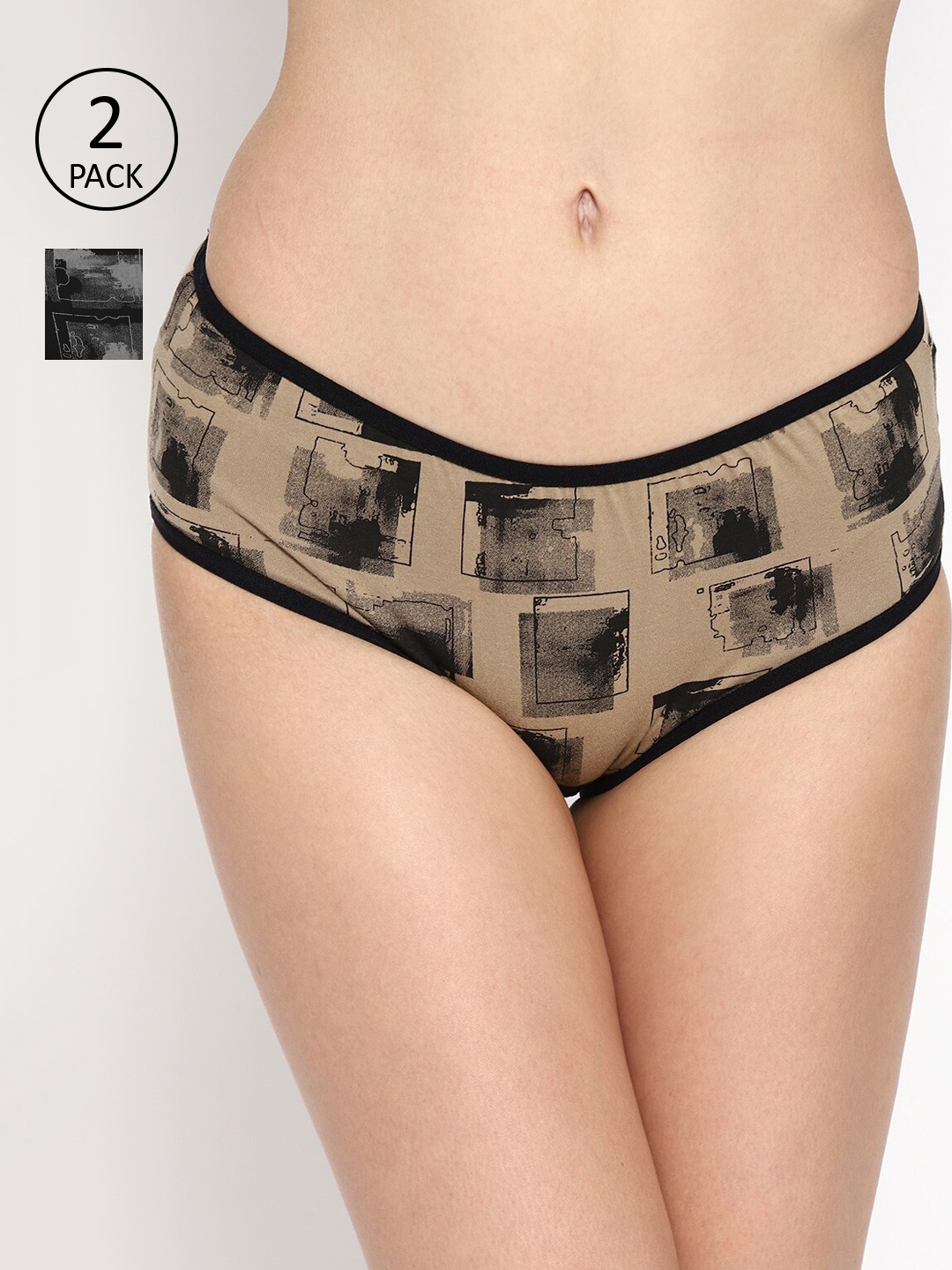 

Skidlers Women Pack of 2 Assorted Hipster Briefs SKD-BRIEF
