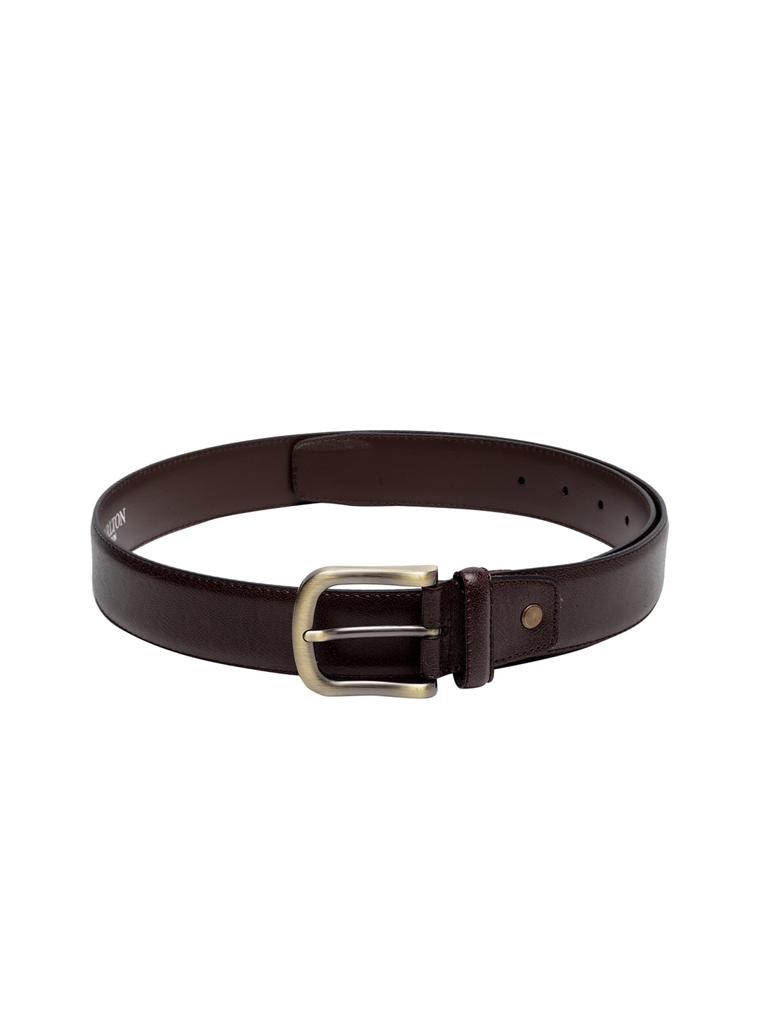

Carlton London Men Brown Solid Belt