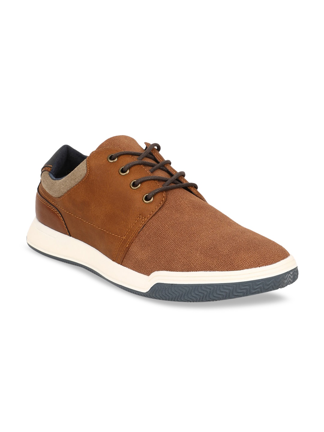 

Bata Men Brown Solid Sneakers