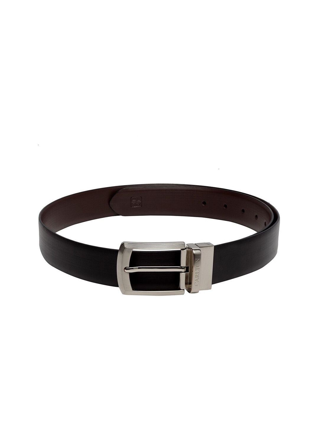

Carlton London Men Black & Brown Reversible Solid Belt