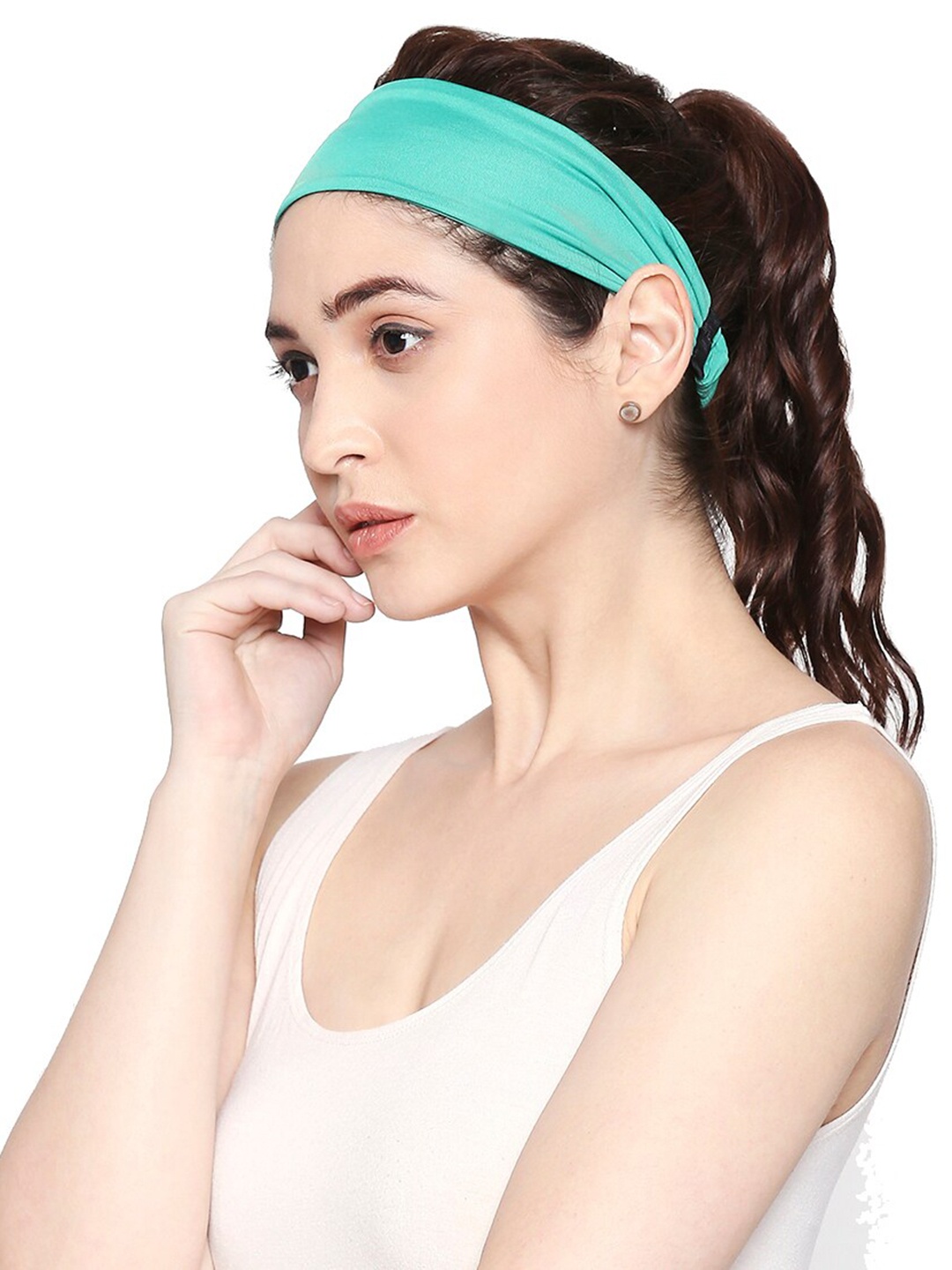 

Blacksmith Unisex Green & Black BLSM Sports Headband